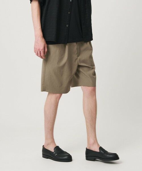 BEAUTY&YOUTH UNITED ARROWS / ビューティー&ユース ユナイテッドアローズ ショート・ハーフ・半端丈パンツ | KOMATSU PACK トロピカル 1プリーツ ショーツ ストレッチ 吸水速乾 UVカット セットアップ対応 | 詳細24