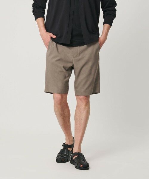 BEAUTY&YOUTH UNITED ARROWS / ビューティー&ユース ユナイテッドアローズ ショート・ハーフ・半端丈パンツ | 【WEB限定 WARDROBE SMART】Reflax スリム ショートパンツ(BEIGE)
