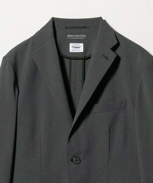 BEAUTY&YOUTH UNITED ARROWS / ビューティー&ユース ユナイテッドアローズ テーラードジャケット | 東レ/TORAY COOL-TEX ジャケット ウォッシャブル 接触冷感 吸水速乾 ストレッチ セットアップ対応可能 | 詳細4