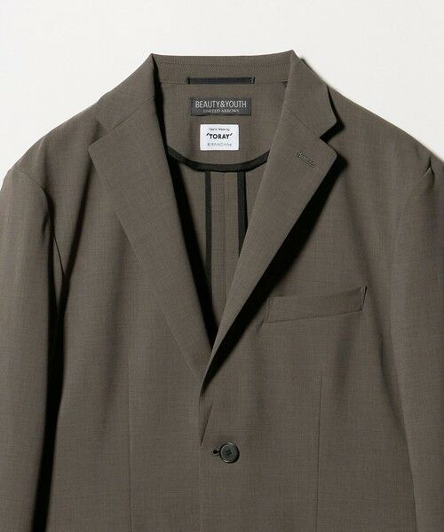 BEAUTY&YOUTH UNITED ARROWS / ビューティー&ユース ユナイテッドアローズ テーラードジャケット | 東レ/TORAY COOL-TEX ジャケット ウォッシャブル 接触冷感 吸水速乾 ストレッチ セットアップ対応可能 | 詳細14