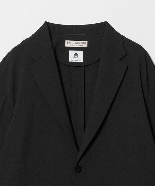 BEAUTY&YOUTH UNITED ARROWS / ビューティー&ユース ユナイテッドアローズ テーラードジャケット | KOMATSU ドビー リラックス ジャケット ストレッチ 吸水速乾 セットアップ対応 | 詳細4