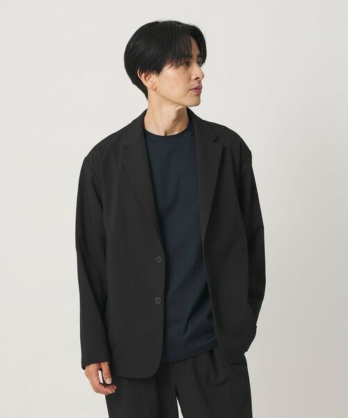 BEAUTY&YOUTH UNITED ARROWS / ビューティー&ユース ユナイテッドアローズ テーラードジャケット | KOMATSU ドビー リラックス ジャケット ストレッチ 吸水速乾 セットアップ対応 | 詳細1