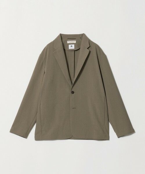 BEAUTY&YOUTH UNITED ARROWS / ビューティー&ユース ユナイテッドアローズ テーラードジャケット | KOMATSU ドビー リラックス ジャケット ストレッチ 吸水速乾 セットアップ対応（BEIGE）