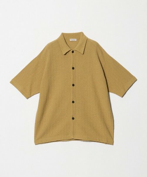 BEAUTY&YOUTH UNITED ARROWS / ビューティー&ユース ユナイテッドアローズ カーディガン・ボレロ | ブークレ ツイードライク ニット シャツ ウォッシャブル（MUSTARD）