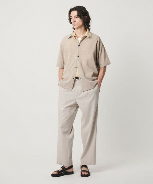 BEAUTY&YOUTH UNITED ARROWS / ビューティー&ユース ユナイテッドアローズ カーディガン・ボレロ | KNITEE リネンブレンド メリノ シャツ ウォッシャブル | 詳細3