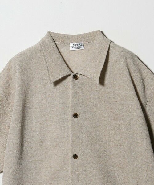 BEAUTY&YOUTH UNITED ARROWS / ビューティー&ユース ユナイテッドアローズ カーディガン・ボレロ | KNITEE リネンブレンド メリノ シャツ ウォッシャブル | 詳細12