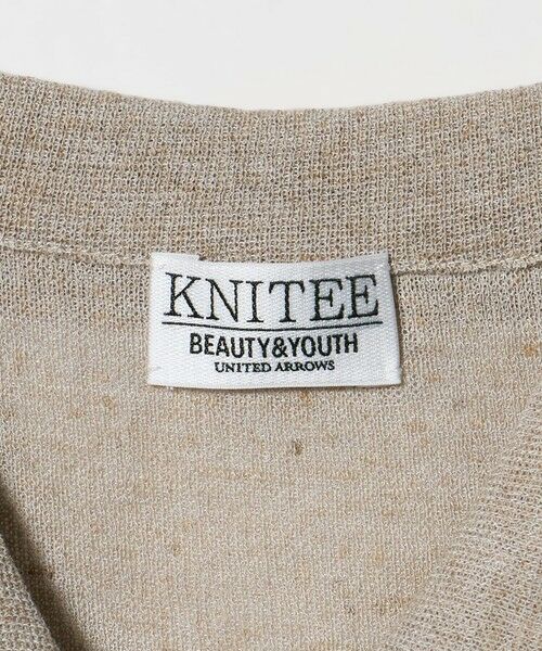 BEAUTY&YOUTH UNITED ARROWS / ビューティー&ユース ユナイテッドアローズ カーディガン・ボレロ | KNITEE リネンブレンド メリノ シャツ ウォッシャブル | 詳細16