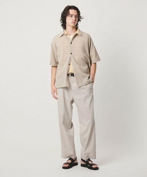 BEAUTY&YOUTH UNITED ARROWS / ビューティー&ユース ユナイテッドアローズ カーディガン・ボレロ | KNITEE リネンブレンド メリノ シャツ ウォッシャブル | 詳細6