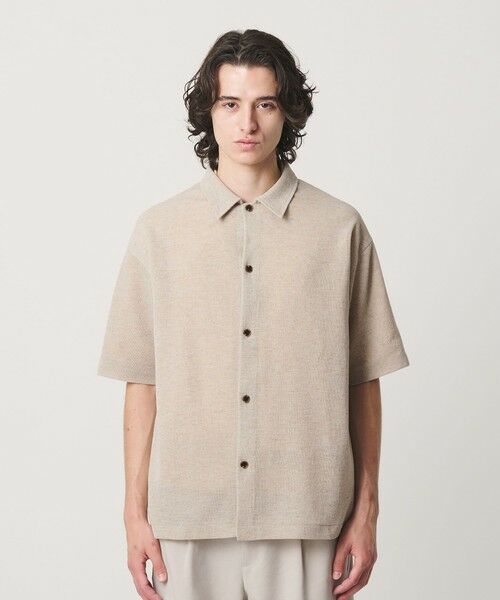 BEAUTY&YOUTH UNITED ARROWS / ビューティー&ユース ユナイテッドアローズ カーディガン・ボレロ | KNITEE リネンブレンド メリノ シャツ ウォッシャブル | 詳細7