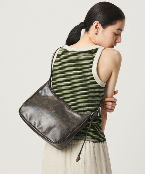 BEAUTY&YOUTH UNITED ARROWS / ビューティー&ユース ユナイテッドアローズ ショルダーバッグ | 【WEB限定】フェード スクエア ショルダー バッグ | 詳細12