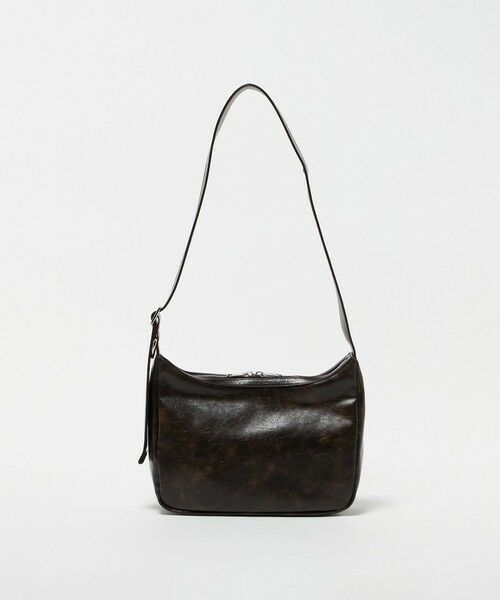 BEAUTY&YOUTH UNITED ARROWS / ビューティー&ユース ユナイテッドアローズ ショルダーバッグ | 【WEB限定】フェード スクエア ショルダー バッグ（DK.BROWN）