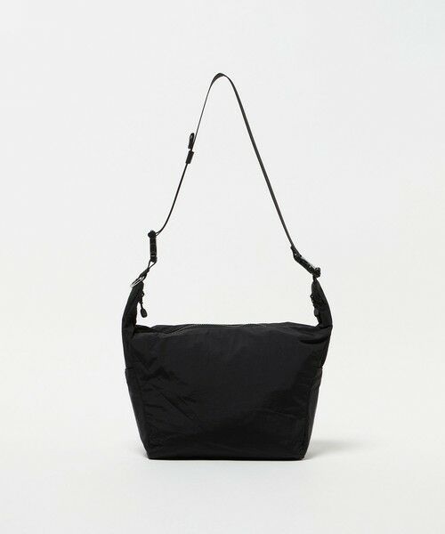 BEAUTY&YOUTH UNITED ARROWS / ビューティー&ユース ユナイテッドアローズ ショルダーバッグ | ライト ナイロン クロス ショルダーバッグ スモール（BLACK）