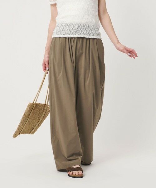 BEAUTY&YOUTH UNITED ARROWS / ビューティー&ユース ユナイテッドアローズ その他パンツ | 360°MASTER ICE ワイド イージーパンツ UVカット 接触冷感 防シワ はっ水 ウォッシャブル | 詳細5