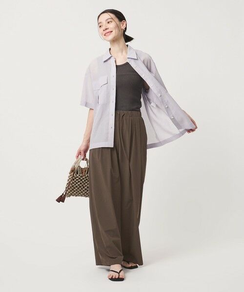 BEAUTY&YOUTH UNITED ARROWS / ビューティー&ユース ユナイテッドアローズ その他パンツ | 360°MASTER ICE ワイド イージーパンツ UVカット 接触冷感 防シワ はっ水 ウォッシャブル | 詳細16