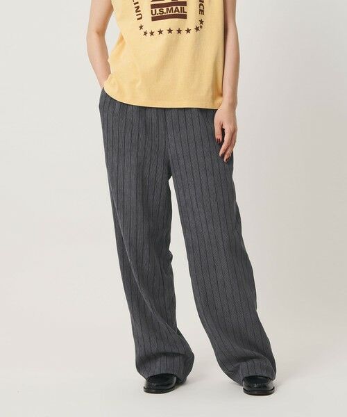 BEAUTY&YOUTH UNITED ARROWS / ビューティー&ユース ユナイテッドアローズ その他パンツ | ポリエステルブレンド ストライプ イージーパンツ | 詳細2