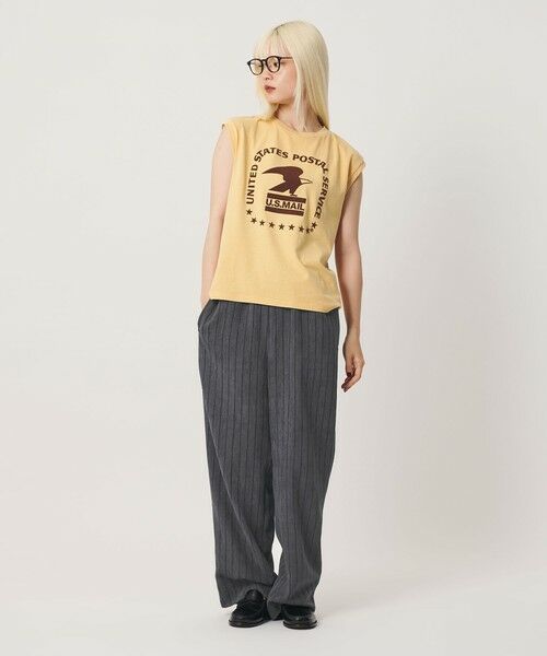 BEAUTY&YOUTH UNITED ARROWS / ビューティー&ユース ユナイテッドアローズ その他パンツ | ポリエステルブレンド ストライプ イージーパンツ | 詳細3