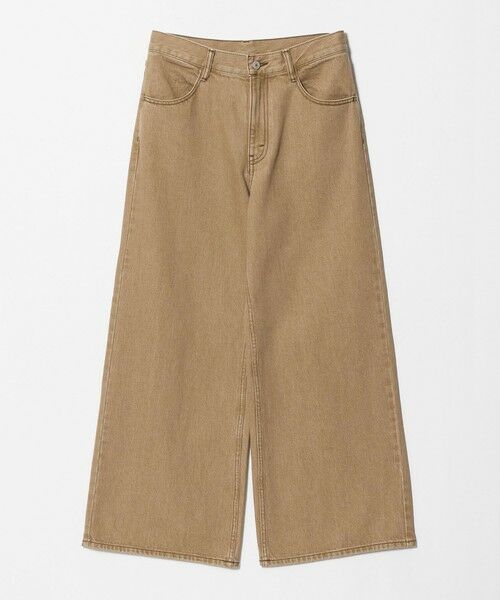 BEAUTY&YOUTH UNITED ARROWS / ビューティー&ユース ユナイテッドアローズ デニムパンツ | コットン ワイドフレア デニムパンツ(MD.BROWN)