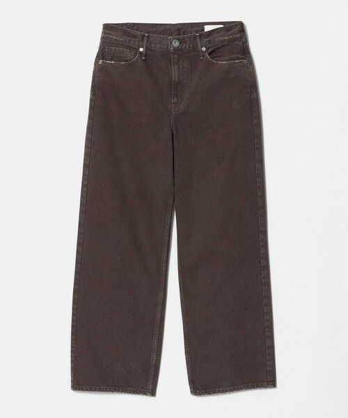 BEAUTY&YOUTH UNITED ARROWS / ビューティー&ユース ユナイテッドアローズ デニムパンツ | <upper hights>THE NIECE MID RISE デニムパンツ/ダークブラウン(DK.BROWN)