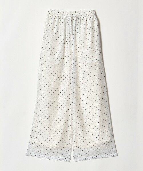 BEAUTY&YOUTH UNITED ARROWS / ビューティー&ユース ユナイテッドアローズ その他パンツ | 【別注】＜She is-.＞ドット シアー ワイドパンツ | 詳細4