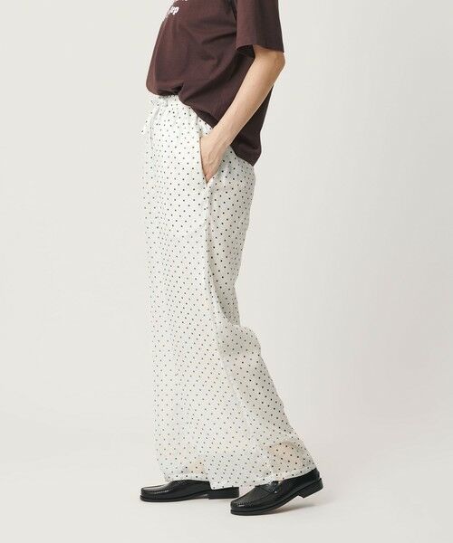 BEAUTY&YOUTH UNITED ARROWS / ビューティー&ユース ユナイテッドアローズ その他パンツ | 【別注】＜She is-.＞ドット シアー ワイドパンツ | 詳細2