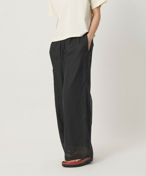 BEAUTY&YOUTH UNITED ARROWS / ビューティー&ユース ユナイテッドアローズ その他パンツ | 【別注】＜She is-.＞ドット シアー ワイドパンツ | 詳細10