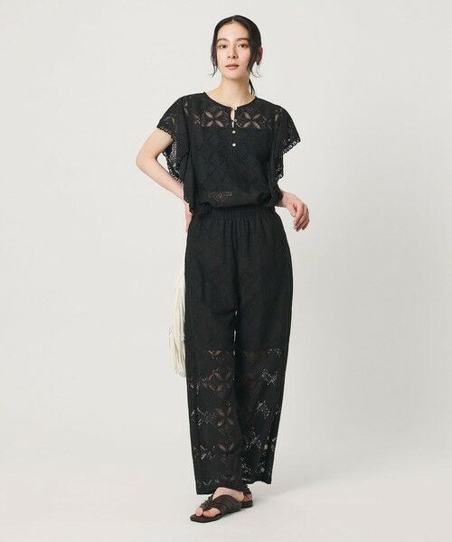 BEAUTY&YOUTH UNITED ARROWS / ビューティー&ユース ユナイテッドアローズ その他パンツ | 【WEB限定 Wardrobe DAILY MINIMAL】レース イージーパンツ ウォッシャブル | 詳細14