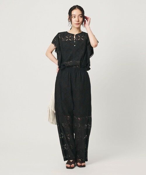 BEAUTY&YOUTH UNITED ARROWS / ビューティー&ユース ユナイテッドアローズ その他パンツ | 【WEB限定 Wardrobe DAILY MINIMAL】レース イージーパンツ ウォッシャブル | 詳細15