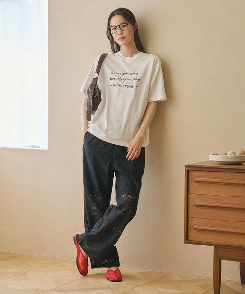 BEAUTY&YOUTH UNITED ARROWS / ビューティー&ユース ユナイテッドアローズ その他パンツ | 【WEB限定 Wardrobe DAILY MINIMAL】レース イージーパンツ ウォッシャブル | 詳細8