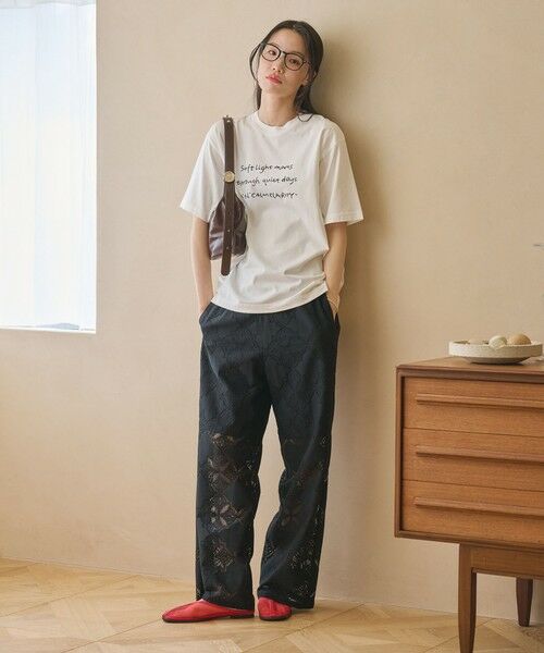 BEAUTY&YOUTH UNITED ARROWS / ビューティー&ユース ユナイテッドアローズ その他パンツ | 【WEB限定 Wardrobe DAILY MINIMAL】レース イージーパンツ ウォッシャブル | 詳細9