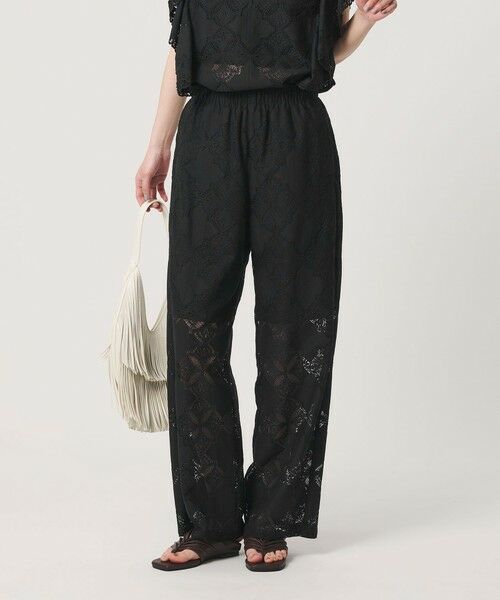 BEAUTY&YOUTH UNITED ARROWS / ビューティー&ユース ユナイテッドアローズ その他パンツ | 【WEB限定 Wardrobe DAILY MINIMAL】レース イージーパンツ ウォッシャブル | 詳細11