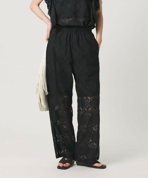 BEAUTY&YOUTH UNITED ARROWS / ビューティー&ユース ユナイテッドアローズ その他パンツ | 【WEB限定 Wardrobe DAILY MINIMAL】レース イージーパンツ ウォッシャブル | 詳細12