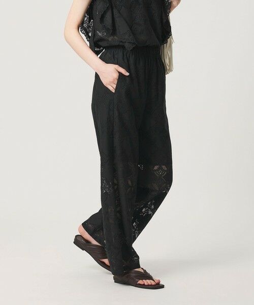 BEAUTY&YOUTH UNITED ARROWS / ビューティー&ユース ユナイテッドアローズ その他パンツ | 【WEB限定 Wardrobe DAILY MINIMAL】レース イージーパンツ ウォッシャブル | 詳細13