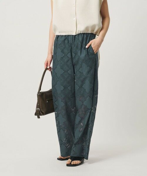 BEAUTY&YOUTH UNITED ARROWS / ビューティー&ユース ユナイテッドアローズ その他パンツ | 【WEB限定 Wardrobe DAILY MINIMAL】レース イージーパンツ ウォッシャブル | 詳細17