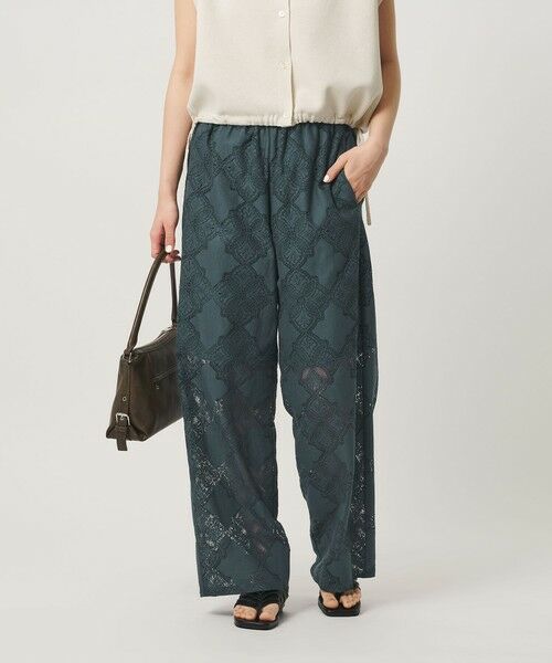 BEAUTY&YOUTH UNITED ARROWS / ビューティー&ユース ユナイテッドアローズ その他パンツ | 【WEB限定 Wardrobe DAILY MINIMAL】レース イージーパンツ ウォッシャブル | 詳細18