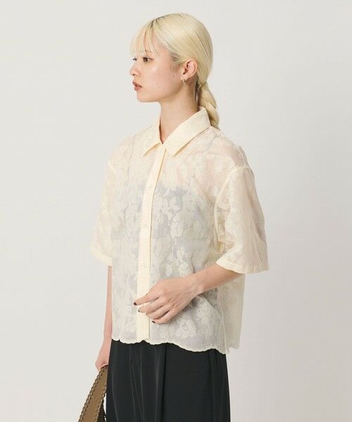 BEAUTY&YOUTH UNITED ARROWS / ビューティー&ユース ユナイテッドアローズ シャツ・ブラウス | セルロースポリエステル クロスステッチ シャツ ウォッシャブル | 詳細2