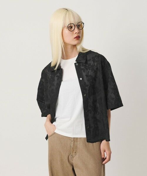 BEAUTY&YOUTH UNITED ARROWS / ビューティー&ユース ユナイテッドアローズ シャツ・ブラウス | セルロースポリエステル クロスステッチ シャツ ウォッシャブル | 詳細10