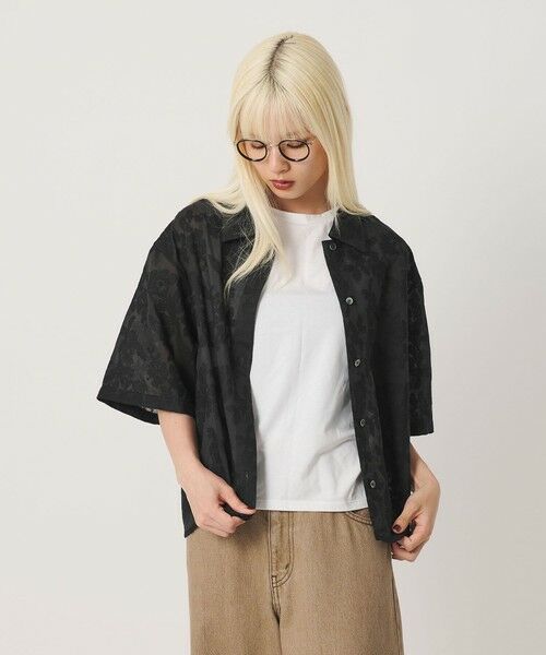 BEAUTY&YOUTH UNITED ARROWS / ビューティー&ユース ユナイテッドアローズ シャツ・ブラウス | セルロースポリエステル クロスステッチ シャツ ウォッシャブル | 詳細11