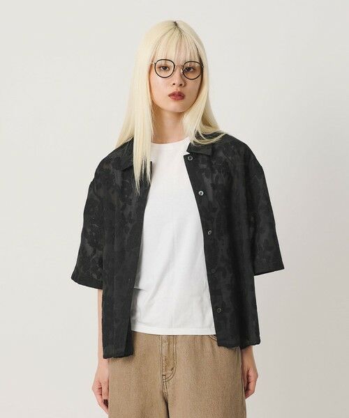 BEAUTY&YOUTH UNITED ARROWS / ビューティー&ユース ユナイテッドアローズ シャツ・ブラウス | セルロースポリエステル クロスステッチ シャツ ウォッシャブル | 詳細12