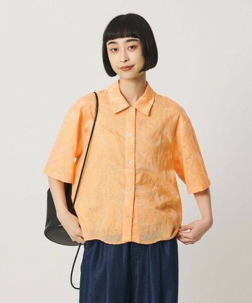 BEAUTY&YOUTH UNITED ARROWS / ビューティー&ユース ユナイテッドアローズ シャツ・ブラウス | セルロースポリエステル クロスステッチ シャツ ウォッシャブル | 詳細18