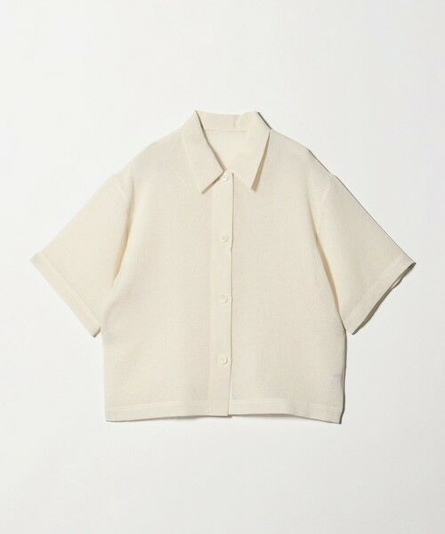 BEAUTY&YOUTH UNITED ARROWS / ビューティー&ユース ユナイテッドアローズ シャツ・ブラウス | ポリエステル メッシュ ショートスリーブシャツ（OFF WHITE）