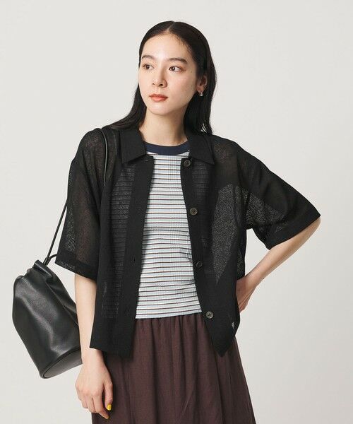 BEAUTY&YOUTH UNITED ARROWS / ビューティー&ユース ユナイテッドアローズ シャツ・ブラウス | ポリエステル メッシュ ショートスリーブシャツ | 詳細6