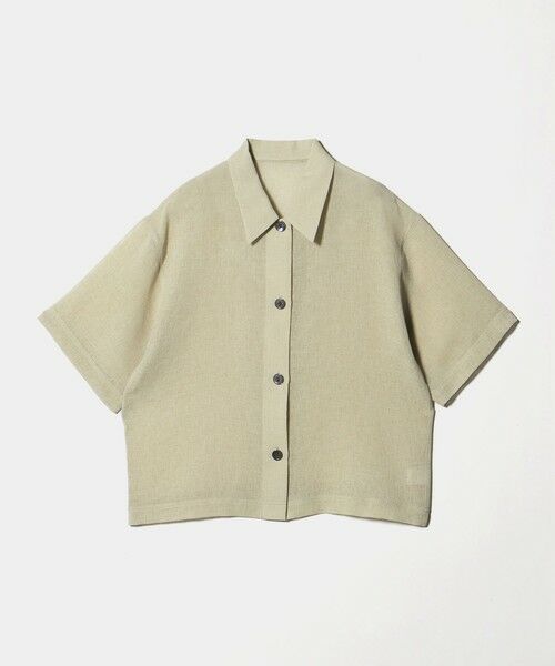 BEAUTY&YOUTH UNITED ARROWS / ビューティー&ユース ユナイテッドアローズ シャツ・ブラウス | ポリエステル メッシュ ショートスリーブシャツ（LIME）