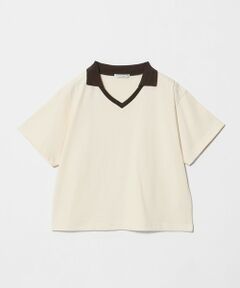 BEAUTY&YOUTH UNITED ARROWS / ビューティー&ユース ユナイテッドアローズ カットソー | コットン 2トーン Vネック プルオーバー