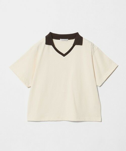 BEAUTY&YOUTH UNITED ARROWS / ビューティー&ユース ユナイテッドアローズ カットソー | コットン 2トーン Vネック プルオーバー | 詳細4