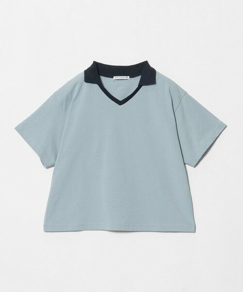 BEAUTY&YOUTH UNITED ARROWS / ビューティー&ユース ユナイテッドアローズ カットソー | コットン 2トーン Vネック プルオーバー | 詳細19