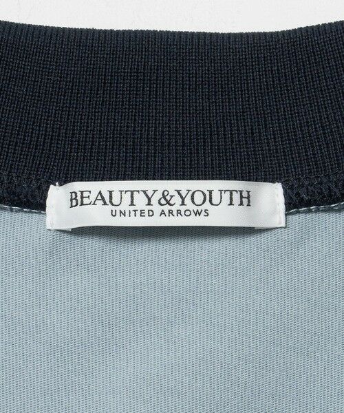 BEAUTY&YOUTH UNITED ARROWS / ビューティー&ユース ユナイテッドアローズ カットソー | コットン 2トーン Vネック プルオーバー | 詳細24