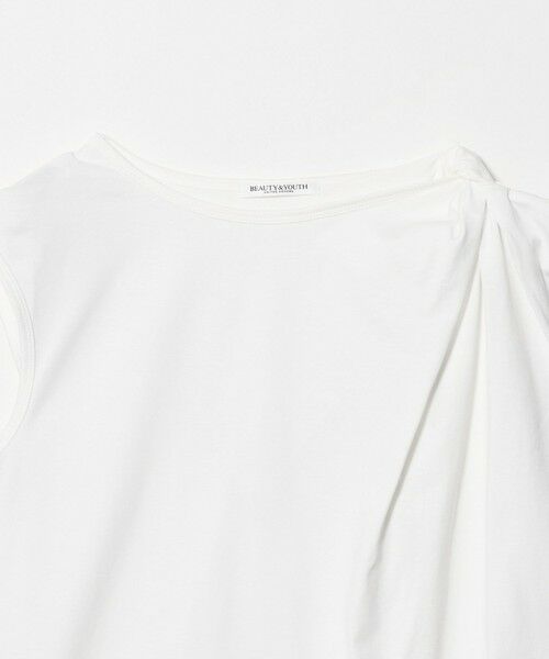 BEAUTY&YOUTH UNITED ARROWS / ビューティー&ユース ユナイテッドアローズ カットソー | コットン ツイスト フレンチスリーブ カットソー | 詳細6