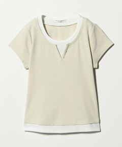 BEAUTY&YOUTH UNITED ARROWS / ビューティー&ユース ユナイテッドアローズ カットソー | ヘンリーネック レイヤード Tシャツ