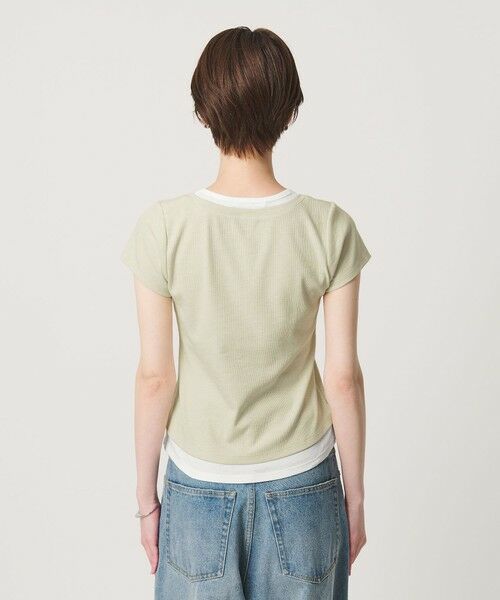 BEAUTY&YOUTH UNITED ARROWS / ビューティー&ユース ユナイテッドアローズ カットソー | ヘンリーネック レイヤード Tシャツ | 詳細18