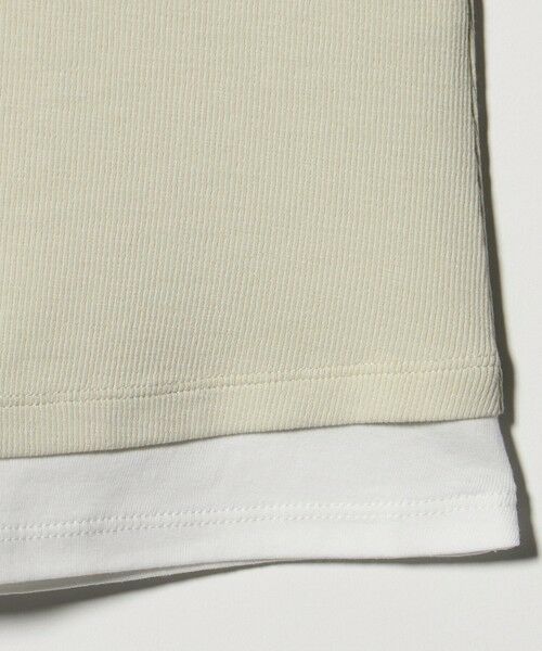 BEAUTY&YOUTH UNITED ARROWS / ビューティー&ユース ユナイテッドアローズ カットソー | ヘンリーネック レイヤード Tシャツ | 詳細8